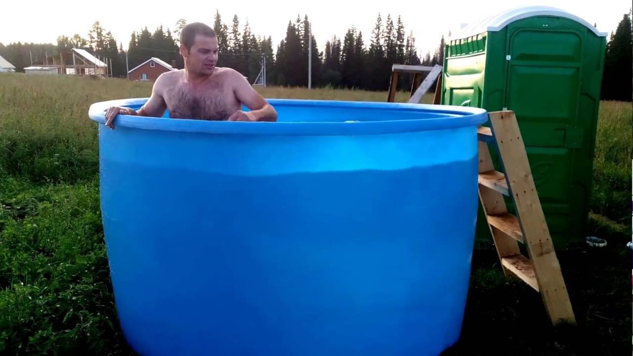 Бассейн из куба Бассейн из куба